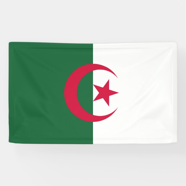 Flag of Algeria Banner (Horizontal)
