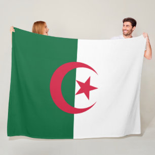 Flag of Algeria Fleece Blanket