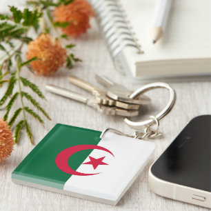 Flag of Algeria Key Ring