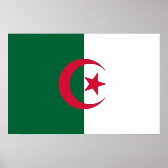 Flag of Algeria Poster (Front)