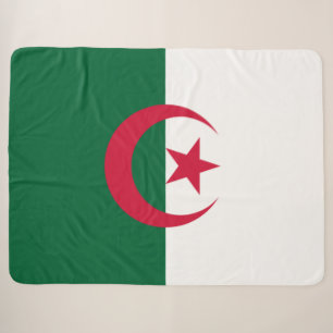 Flag of Algeria Sherpa Blanket