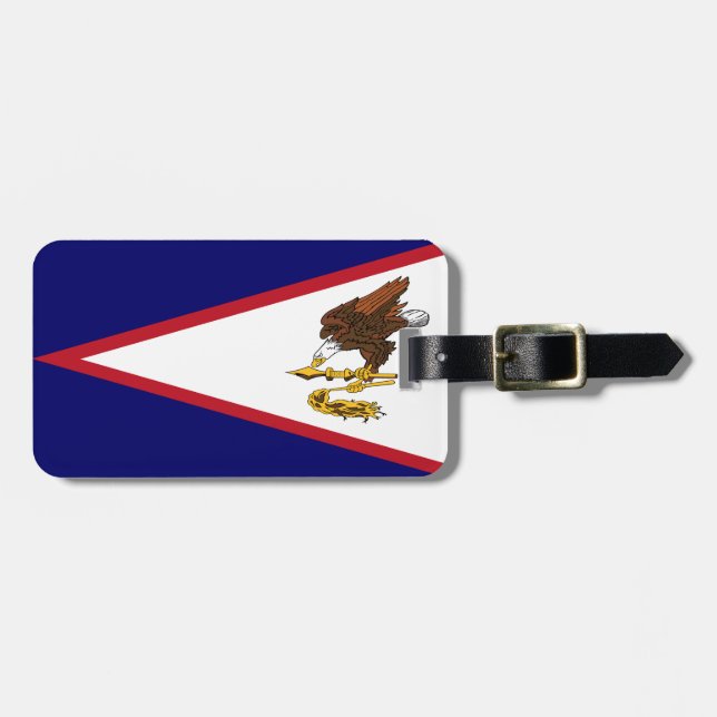 Flag of American Samoa Luggage Tag (Front Horizontal)