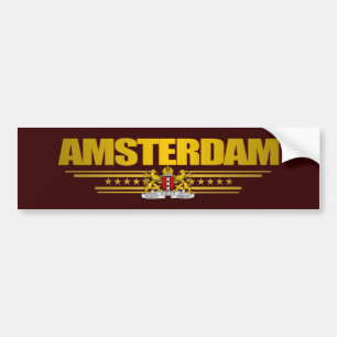 Flag of Amsterdam Bumper Sticker