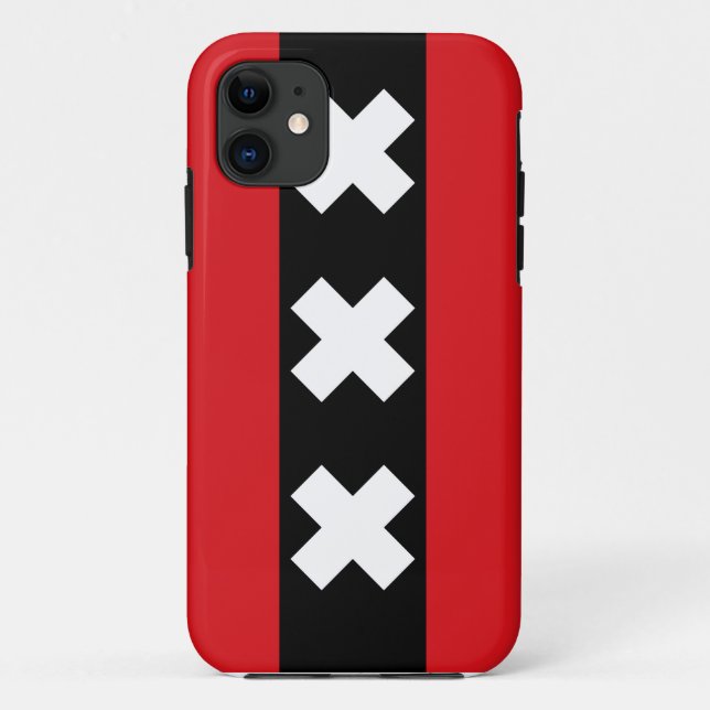 Flag of Amsterdam Case-Mate iPhone Case (Back)