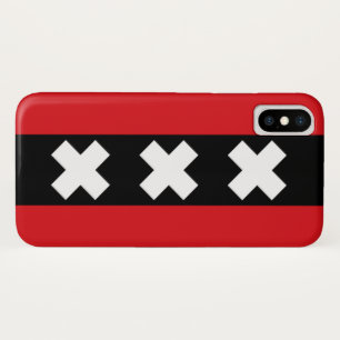 Flag of Amsterdam iPhone X Case