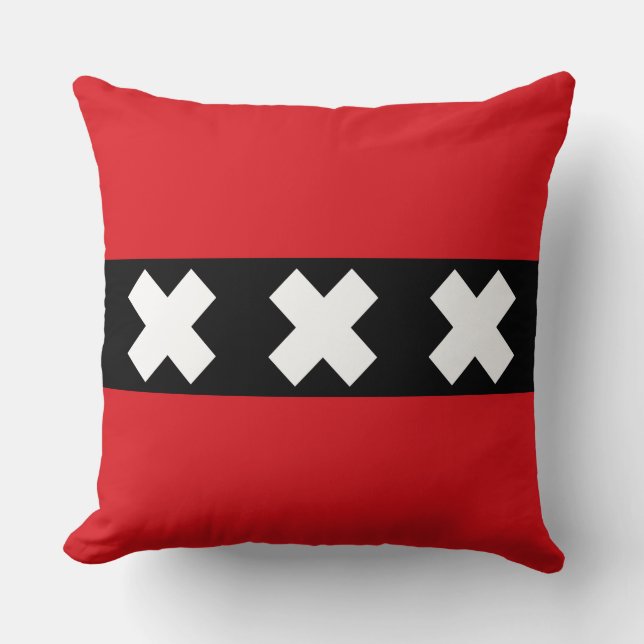 Flag of Amsterdam Cushion (Front)