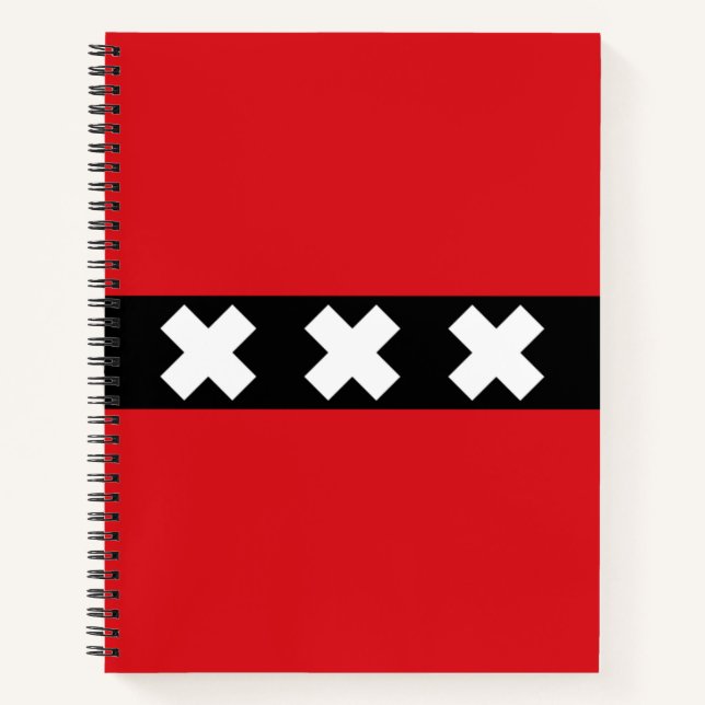 Flag of Amsterdam Notebook (Front)