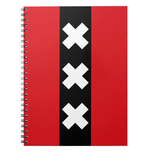 Flag of Amsterdam Notebook (Front)