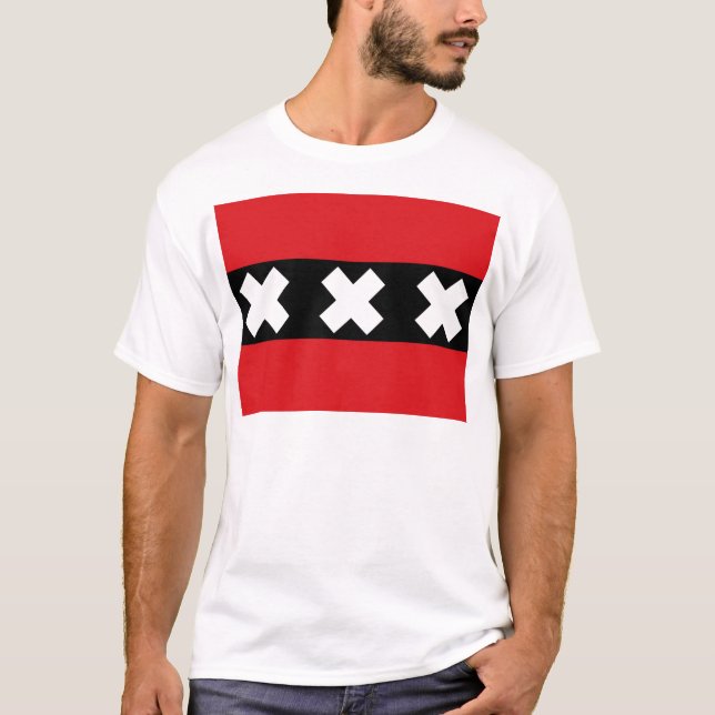 Flag of Amsterdam T-Shirt (Front)