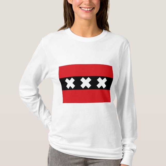 Flag of Amsterdam T-Shirt (Front)