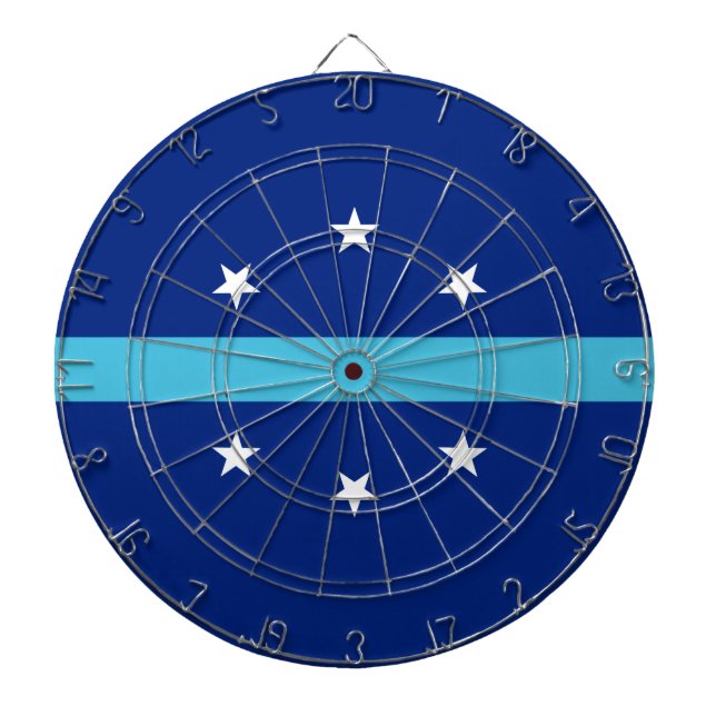 Flag of Anaheim (California, USA) Dartboard (Front)