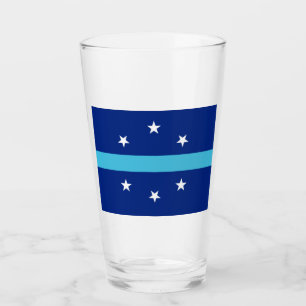 Flag of Anaheim (California, USA) Glass