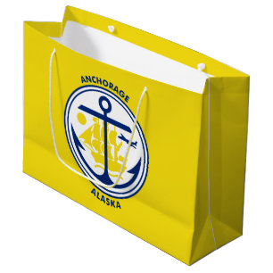 Flag of Anchorage, Alaska Large Gift Bag
