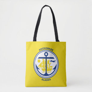 Flag of Anchorage, Alaska Tote Bag