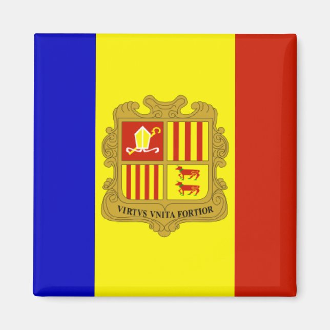 Flag of Andorra Magnet (Front)
