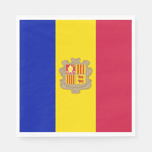 Flag of Andorra Napkin
