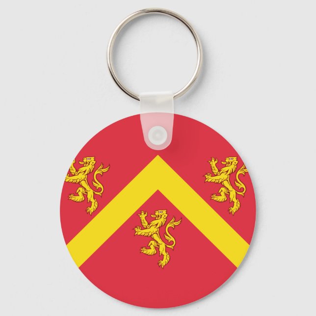 Flag of Anglesey Keychain (Front)