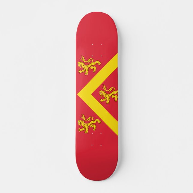 Flag of Anglesey Skateboard (Front)