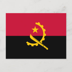 Flag of Angola Postcard