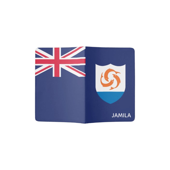 Flag Of Anguilla Passport Holder Uk