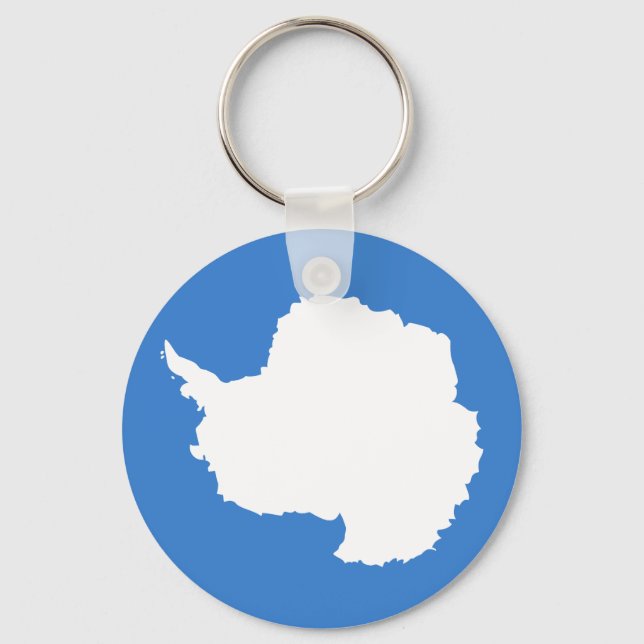 Flag of Antarctic Key Ring (Front)