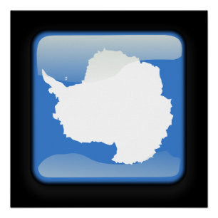 Flag of Antarctica Poster