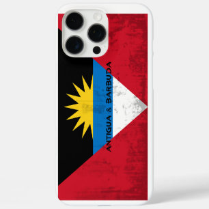 Flag of Antigua and Barbuda "Grunge" Look iPhone 16 Pro Max Case