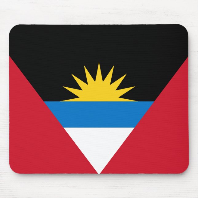 Flag of Antigua and Barbuda Mouse Mat (Front)