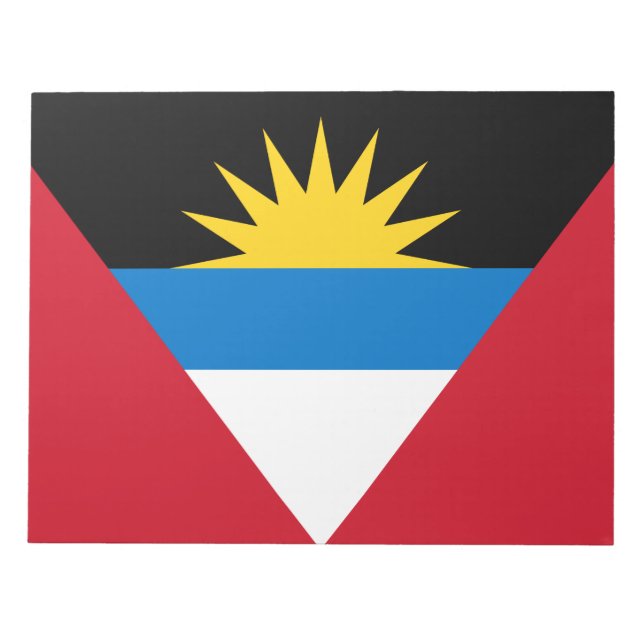 Flag of Antigua and Barbuda Notepad (Front)