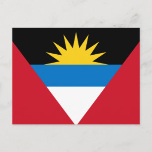 Flag of Antigua and Barbuda Postcard