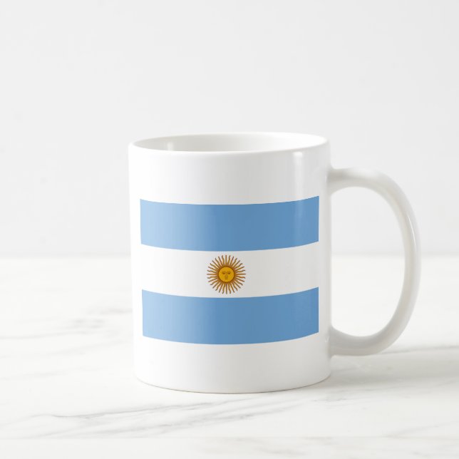 Flag of Argentina - Bandera de Argentina Coffee Mug (Right)