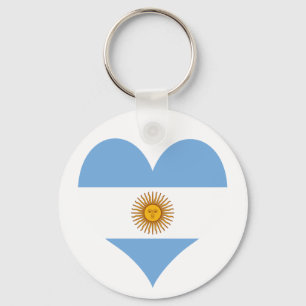 Flag of Argentina Bandera De Argentina Key Ring