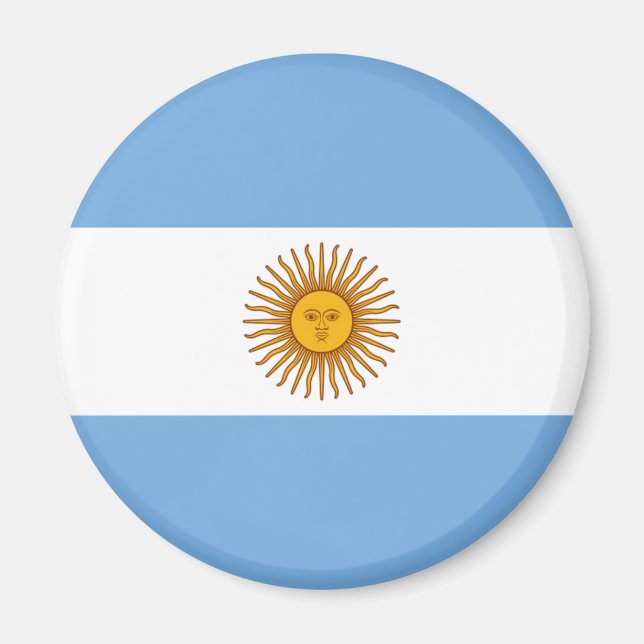 Flag of Argentina - Bandera de Argentina Magnet (Front)