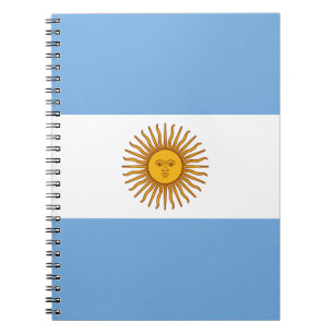 Flag of Argentina Bandera De Argentina Notebook