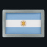 Flag of Argentina Belt Buckle<br><div class="desc">Flag of Argentina Belt Buckle</div>