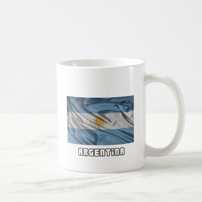 Flag of Argentina Coffee Mug (Right)