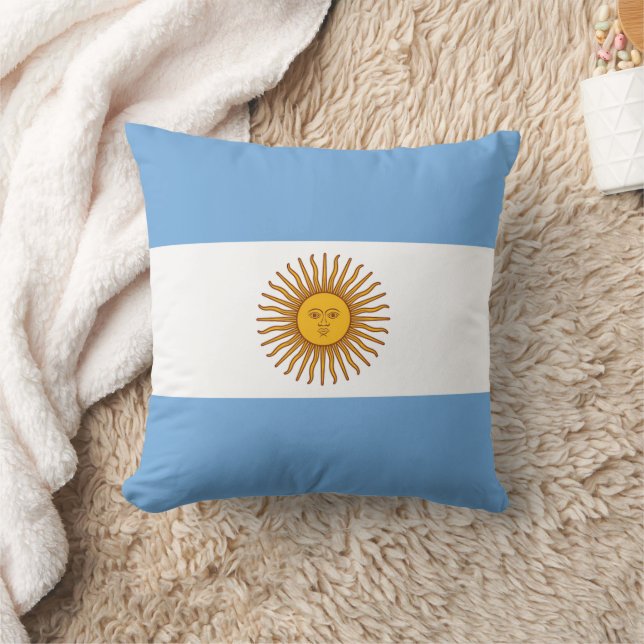 Flag of Argentina Cushion (Blanket)