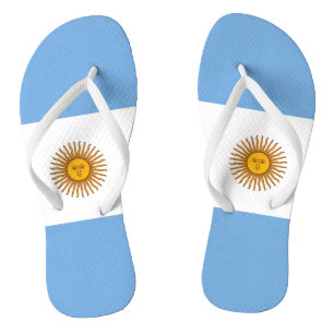 Flag of Argentina Flip Flops