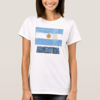 Flag of Argentina (Grunge look)