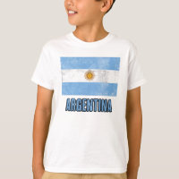 Flag of Argentina (Grunge look)