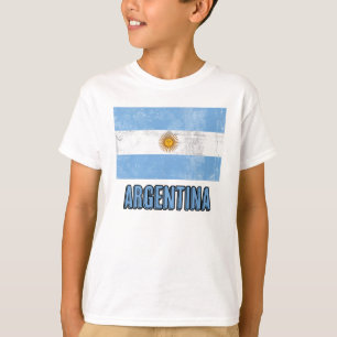 Flag of Argentina (Grunge look) T-Shirt