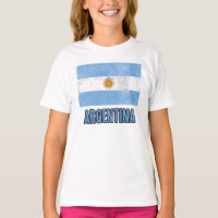 Flag of Argentina (Grunge look)