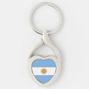 Flag of Argentina Key Ring