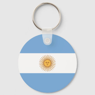 Flag of Argentina Key Ring