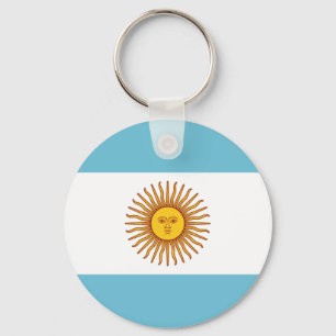 Flag of Argentina Key Ring