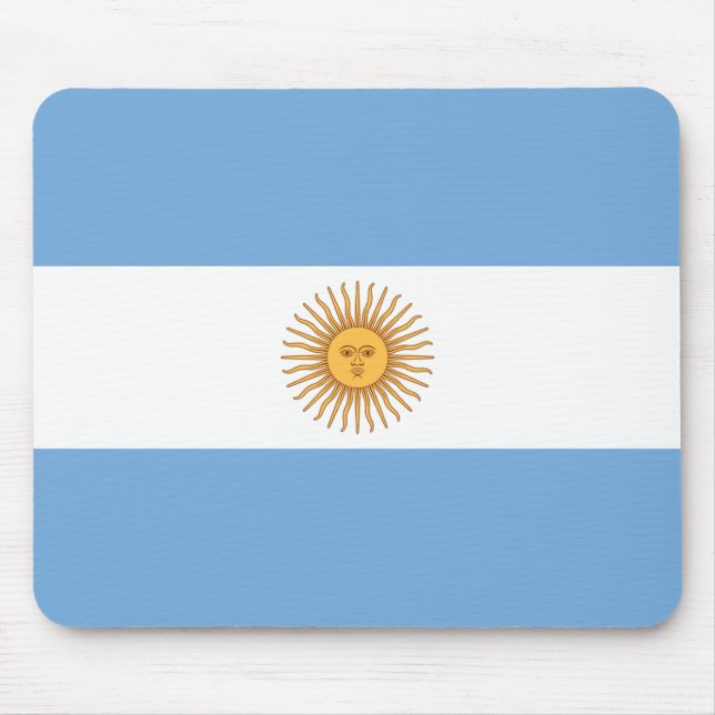 Flag of Argentina Mouse Mat (Front)