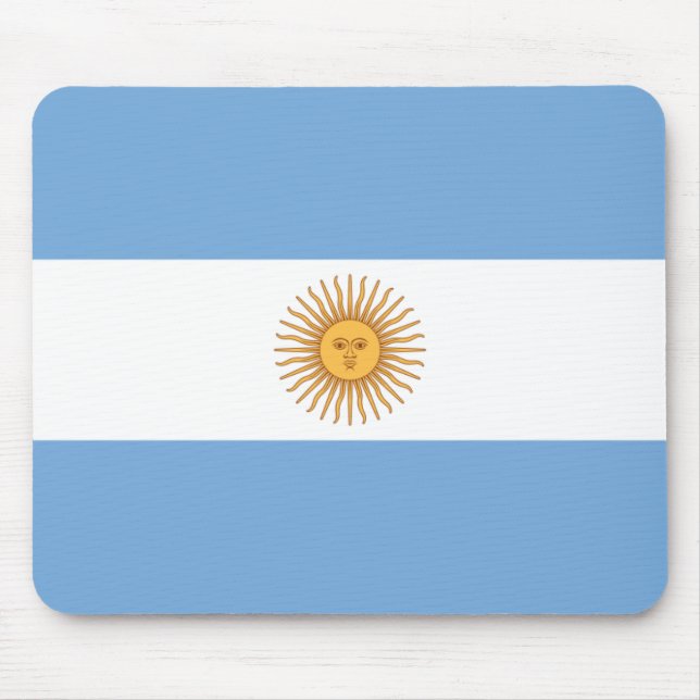 Flag of Argentina Mouse Mat (Front)