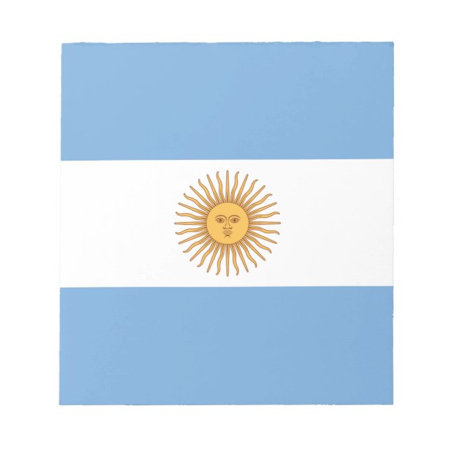 Flag of Argentina Notepad (Front)