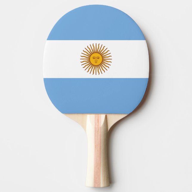 Flag of Argentina Ping Pong Paddle (Front)