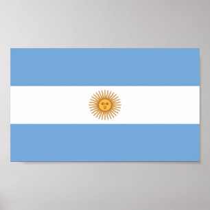 Flag of Argentina Poster
